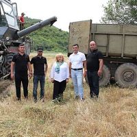 Բերդ համայնքում մեկնարկել և ընթացքի մեջ է հացահատիկի բերքահավաքը