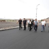 Մուշեղ Մուրադյանն Արթիկ համայնքում հետևել է իրականացվող ճանապարհաշինական աշխատանքներին