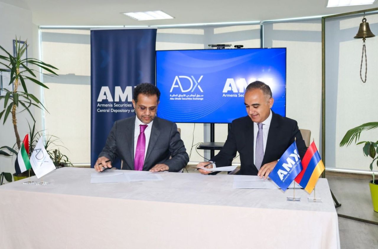 Հայաստանի ֆոնդային բորսան և Աբու Դաբիի ֆոնդային բորսան ստորագրել են փոխըմբռնման հուշագիր