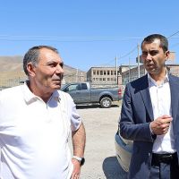 Կարեն Սարգսյանը Ահարոն Խաչատրյանի ուղեկցությամբ այցելել է Սոթք բնակավայր
