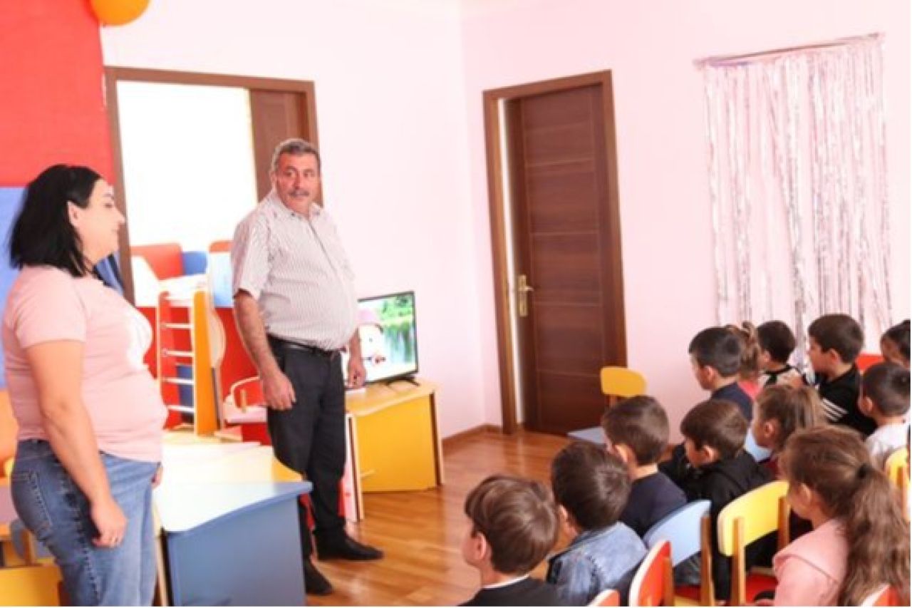 Փամբակ համայնքի ղեկավարի տեղակալ Սամվել Անանյանն այսօր շրջայց է կատարել «Լեռնապատի մանկապարտեզ» ՊՈԱԿ-ում