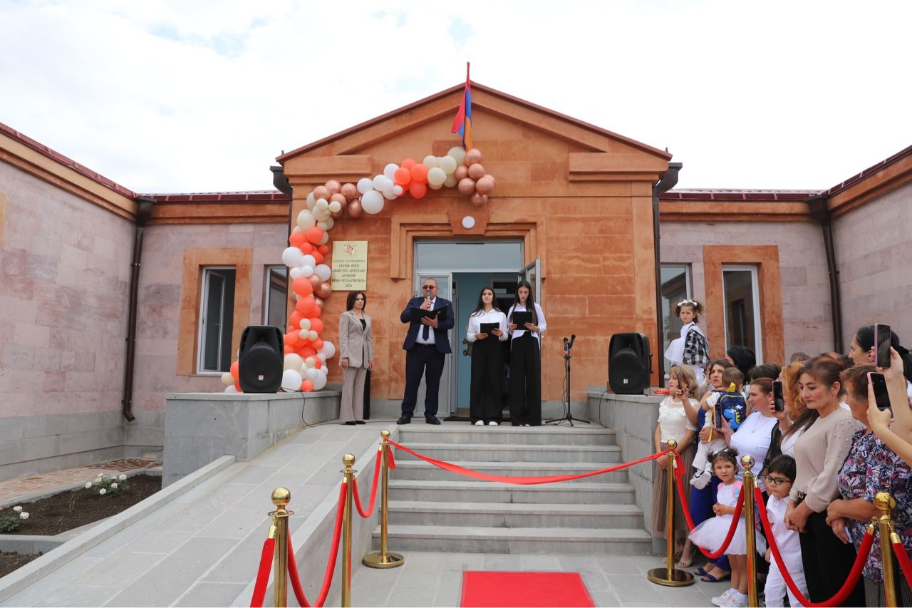 Այսօր բացվել է Ջրառատի նորակառույց մանկապարտեզը