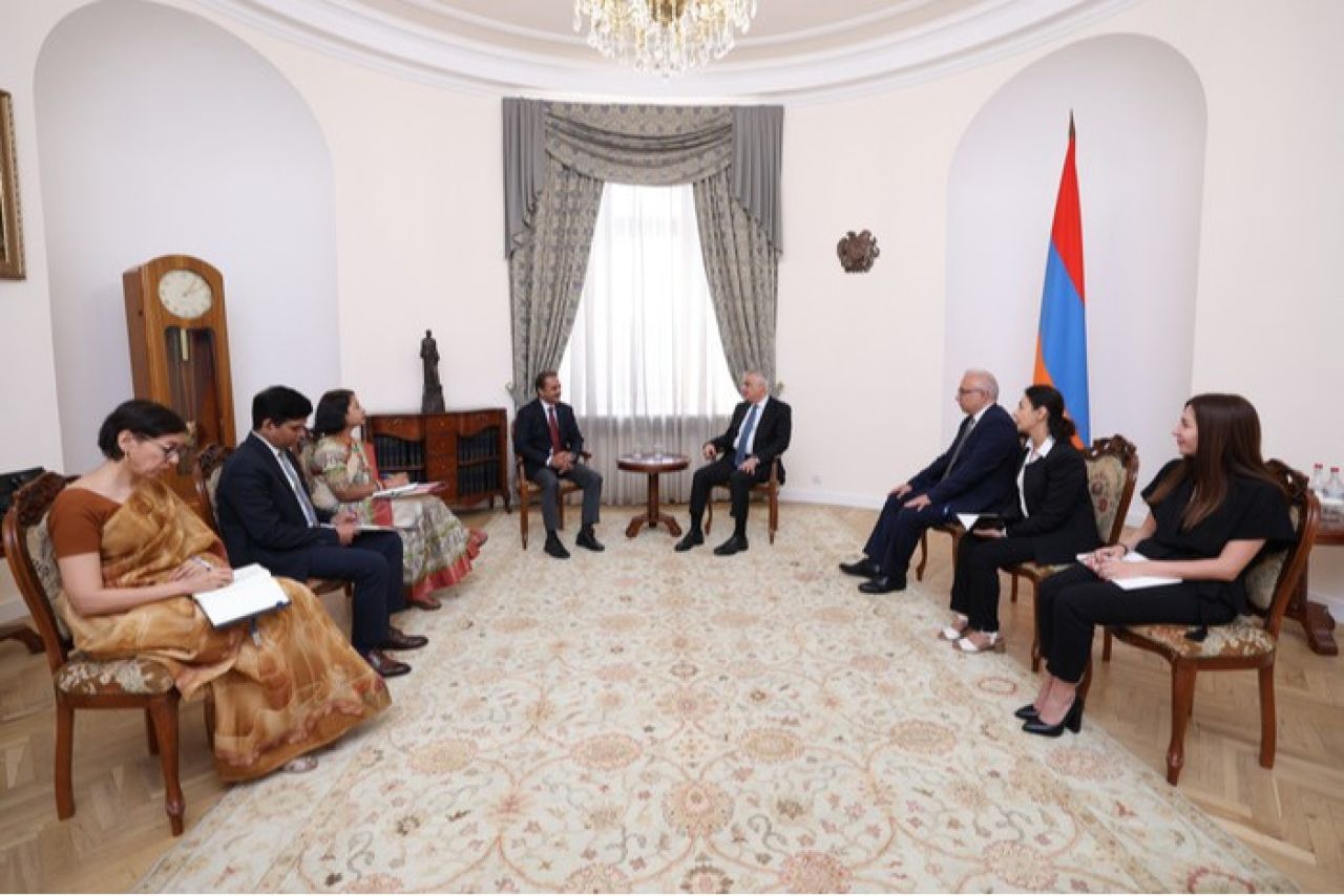 Փոխվարչապետ Մհեր Գրիգորյանն ընդունել է Հնդկաստանի արտաքին գործերի նախարարության պետնախարարին