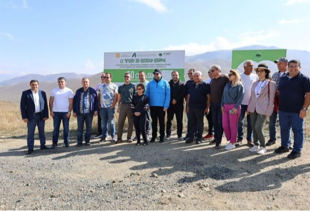 ՀՀ ֆինանսական կառույցների ներկայացուցիչները Ջրաշենում այցելել են տնկարաններ