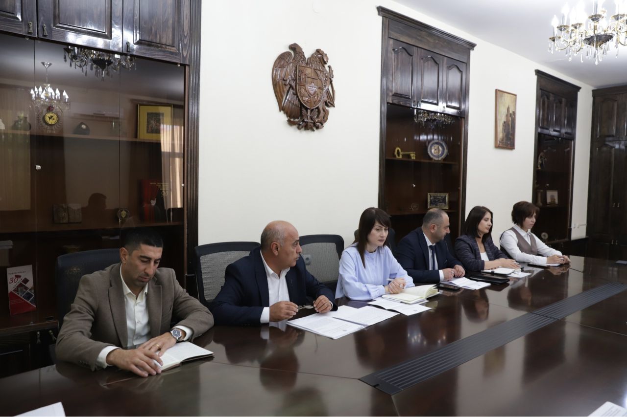 Շիրակի մարզպետարանում քննարկվել է մարզում իրականացվող ծրագրերի ընթացքը
