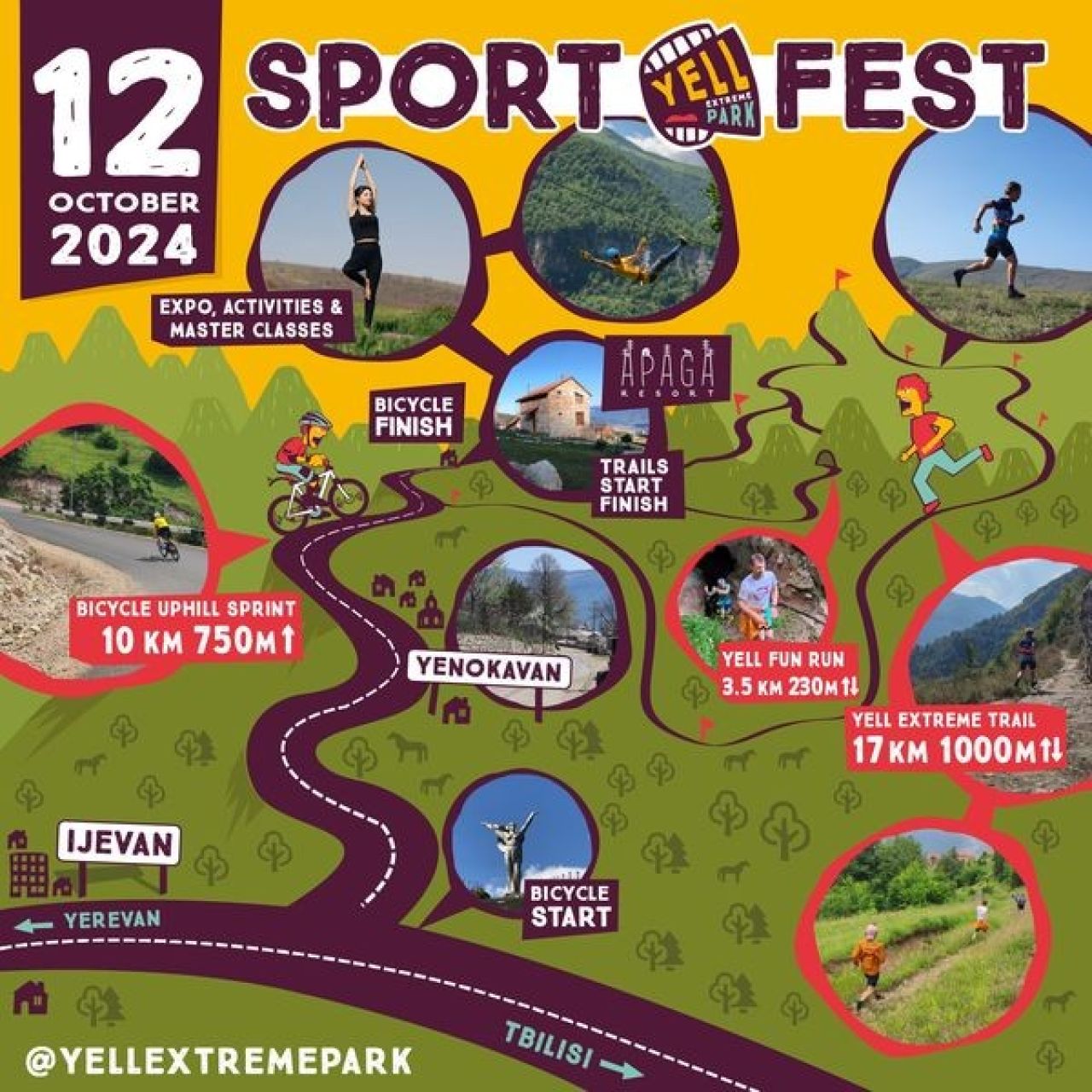 Շաբաթ օրը Ենոքավանում՝ Yell Sport Fest