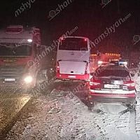 Տաթև-Լծեն ավտոճանապարհի մի քանի կմ-անոց հատված ամբողջությամբ դարձել է դժվարանցանելի