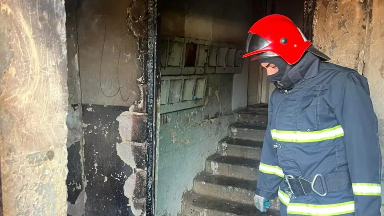 Հրդեհ Գյումրիում