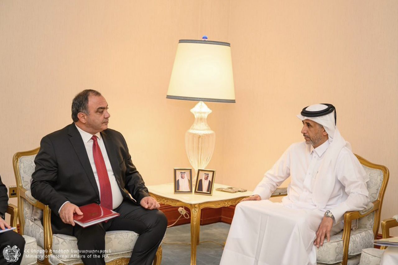 Minister of Internal Affairs and Minister of Interior of the State of Qatar discussed ways of developing cooperation