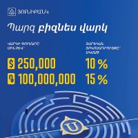 Յունիբանկն առաջարկում է բիզնեսի պարզեցված վարկավորում՝ առանց ձեռնարկությունների ֆինանսական վերլուծության