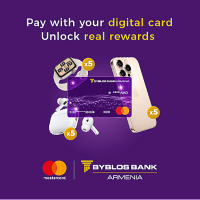 15 cutting-edge Apple devices for Byblos Bank Armenia Mastercard Digital cardholders