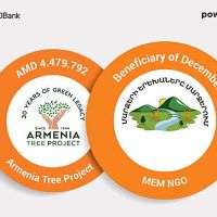 "The Power of One Dram": 4.479.792 AMD to Armenia Tree Project