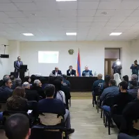 Շիրակի մարզպետարանում անցկացվեց աղետների դիմակայունությանը նվիրված աշխատաժողով