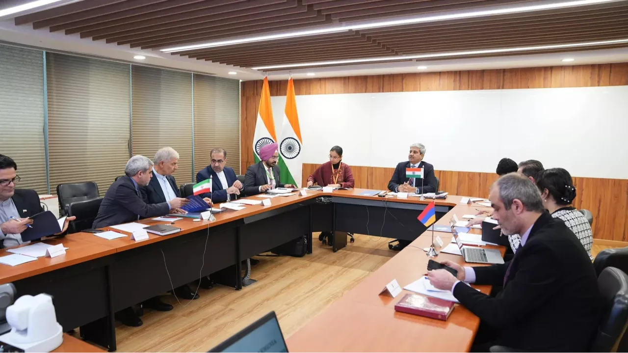 ՀՀ–ն, Հնդկաստանն ու Իրանը քննարկել են «Հյուսիս-հարավ» տրանսպորտային միջանցքին վերաբերող հարցեր