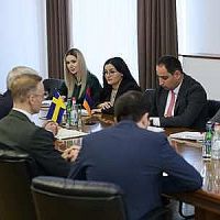 Դավիթ Խուդաթյանը և Շվեդիայի դեսպանն անդրադարձել են թափոնների կառավարման ոլորտում համատեղ ծրագրերին