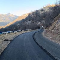 Միջին նորոգման աշխատանքներ՝ Դսեղ տանող ավտոճանապարհի մի հատվածում