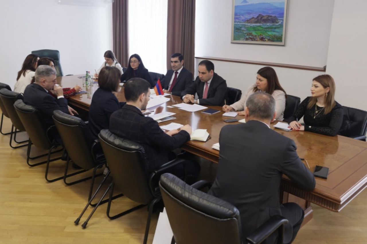 ՀՀ ՏԿԵ նախարար Դավիթ Խուդաթյանն ընդունել է ՀՀ-ում ՄԱԶԾ մշտական ներկայացուցիչ Նաթիա Նացվլիշվիլիի գլխավորած պատվիրակությանը