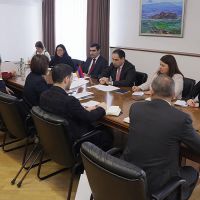 ՀՀ ՏԿԵ նախարար Դավիթ Խուդաթյանն ընդունել է ՀՀ-ում ՄԱԶԾ մշտական ներկայացուցիչ Նաթիա Նացվլիշվիլիի գլխավորած պատվիրակությանը
