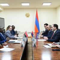 ՀՀ ԲՏԱ նախարարի առաջին տեղակալ Գևորգ Մանթաշյանն ընդունել է ՀՀ-ում Անգոլայի Հանրապետության նորանշանակ դեսպան Ավգուստո Դա Սիլվա Կունիայի գլխավորած պատվիրակությանը