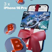Цифровая карта Telcell Visa с шансом выиграть iPhone 16 Pro