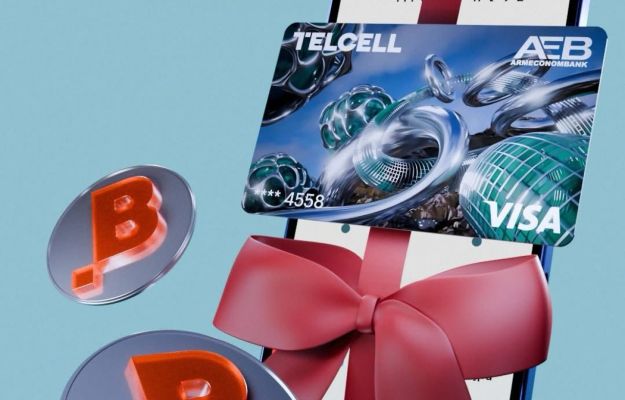 Цифровая карта Telcell Visa с шансом выиграть iPhone 16 Pro
