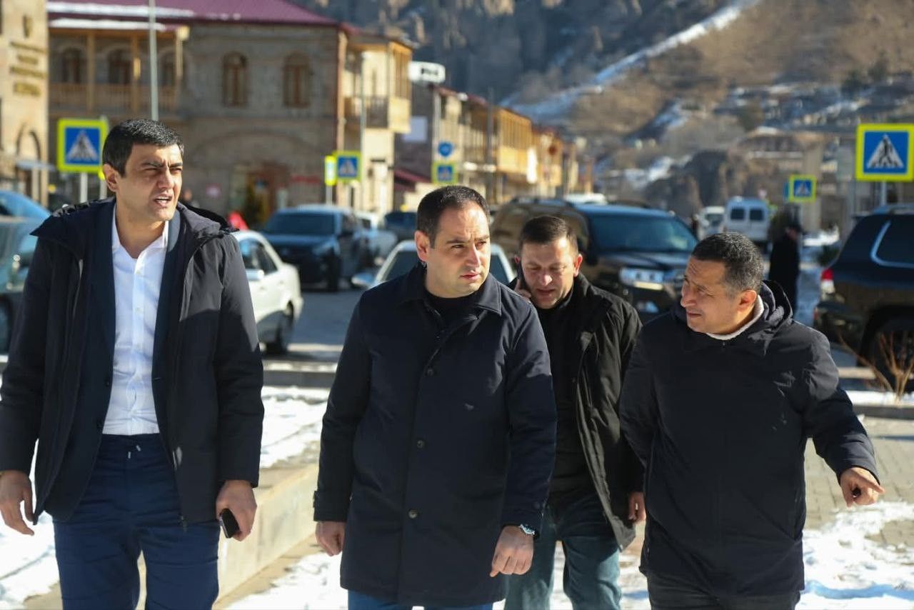 ՀՀ ՏԿԵ նախարար Դավիթ Խուդաթյանն այցելել է Սյունիքի մարզ