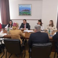 Դավիթ Խուդաթյանն ընդունել է Հայաստանում ՄԱԿ-ի գրասենյակի մշտական համակարգող Ֆրանսուազ Ժակոբին