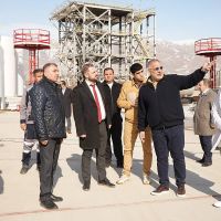 Նախարար Գևորգ Պապոյանն այցելել է Արարատի մարզում կառուցվող նավթամթերքի վերամշակման գործարան