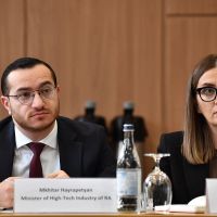 Նախարար Մխիթար Հայրապետյանը մասնակցել է «Կիբեռանվտանգության մասին» օրենքի նախագծի շուրջ աշխատանքային քննարկմանը