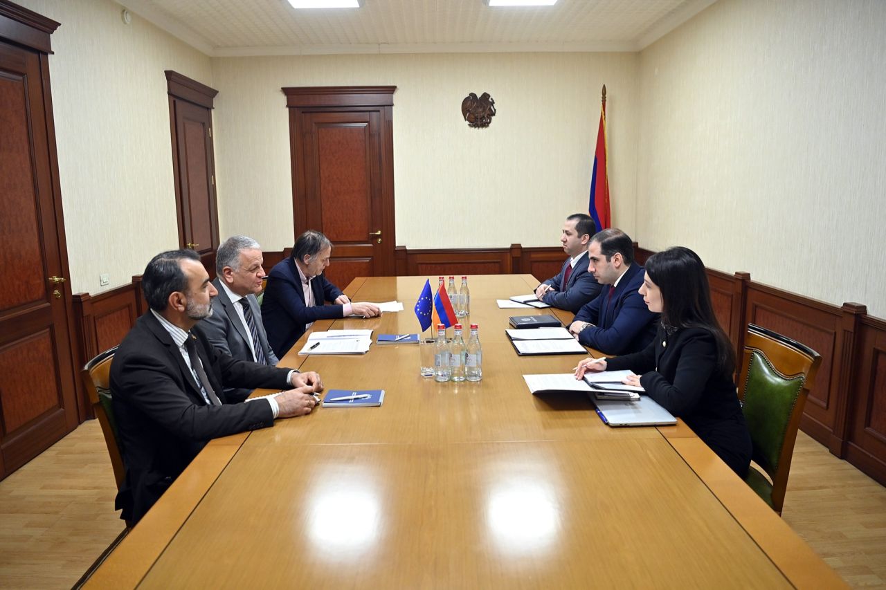 ՊԵԿ նախագահ Էդուարդ Հակոբյանը հյուրընկալել է Հայաստանում ԵՄ պատվիրակության ղեկավար, դեսպան Վասիլիս Մարագոսին