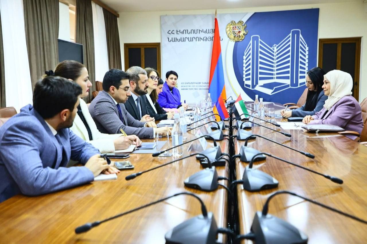 ՀՀ էկոնոմիկայի նախարար Գ. Պապոյանը ընդունել է Հայաստանում Արաբական Միացյալ Էմիրությունների արտակարգ և լիազոր դեսպան Նարիման Ալ-Մուլլային