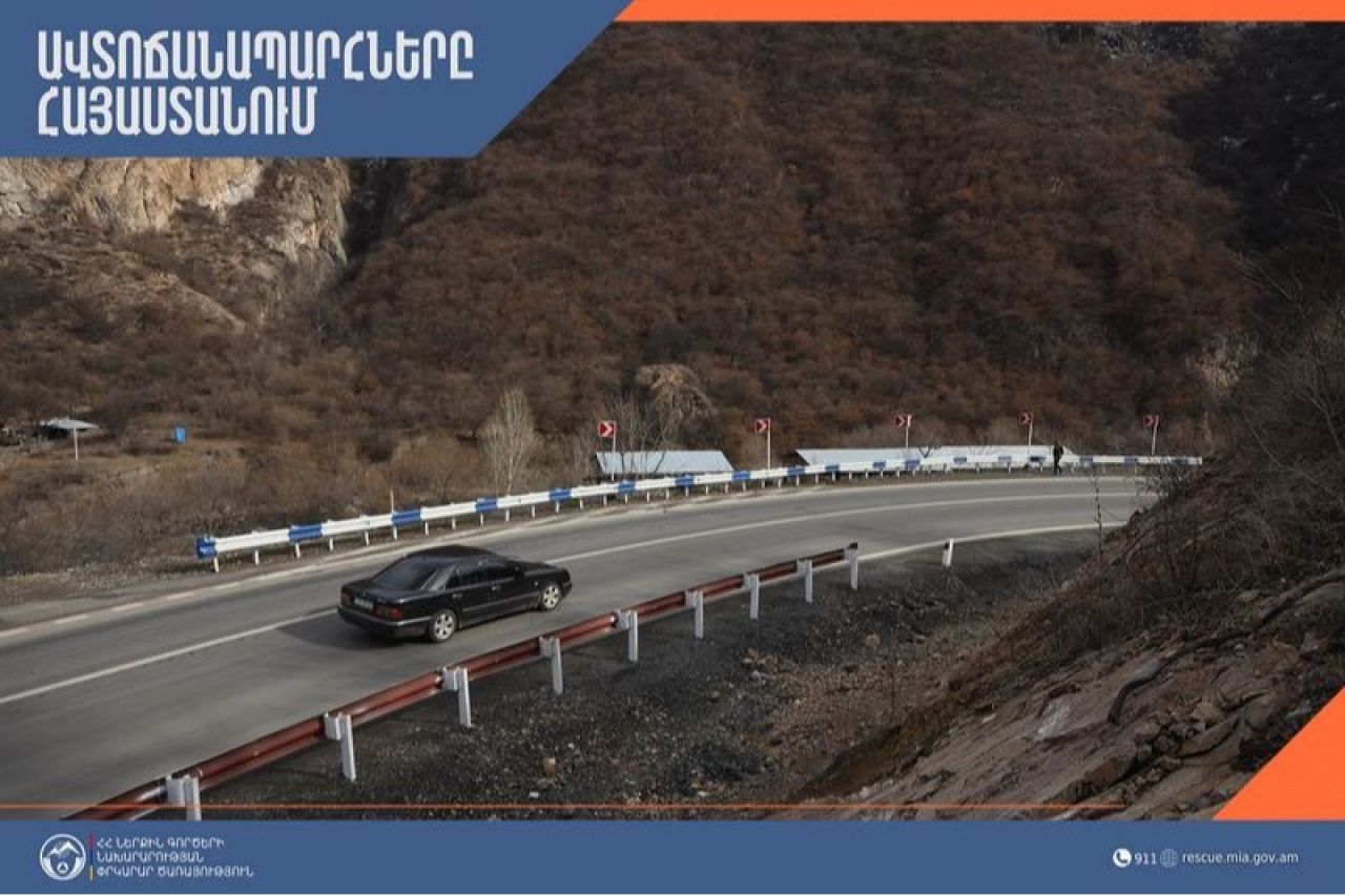 ՀՀ տարածքում ավտոճանապարհները հիմնականում անցանելի են