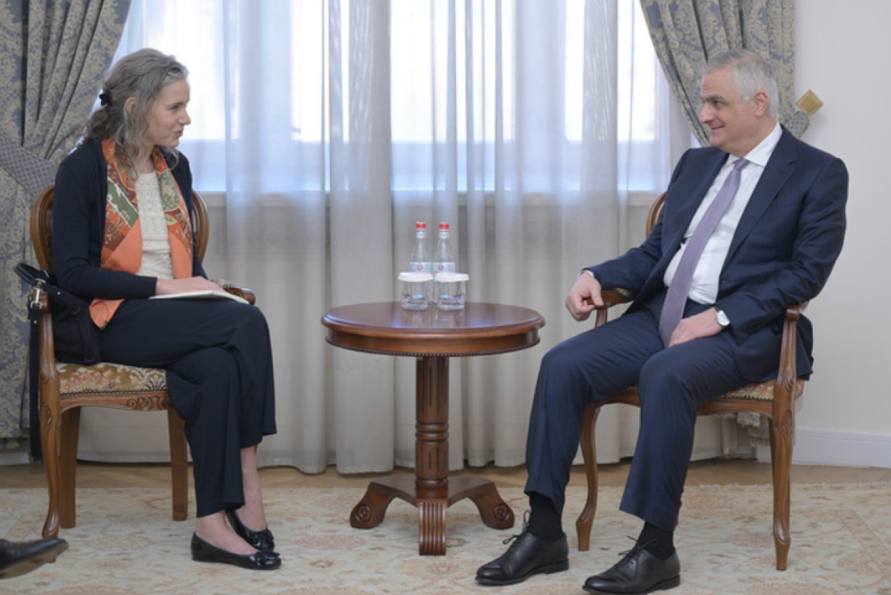 Փոխվարչապետ Մհեր Գրիգորյանն ընդունել է Հարավային Կովկասի և Վրաստանում ճգնաժամի հարցերով ԵՄ հատուկ ներկայացուցիչ Մագդալենա Գրոնոյին