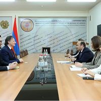 ԱՍՀ նախարար Ն․ Մկրտչյանն այսօր ընդունել է Հայաստանում Իտալիայի նորանշանակ արտակարգ և լիազոր դեսպան Ալեսսանդրո Ֆերրանտիին