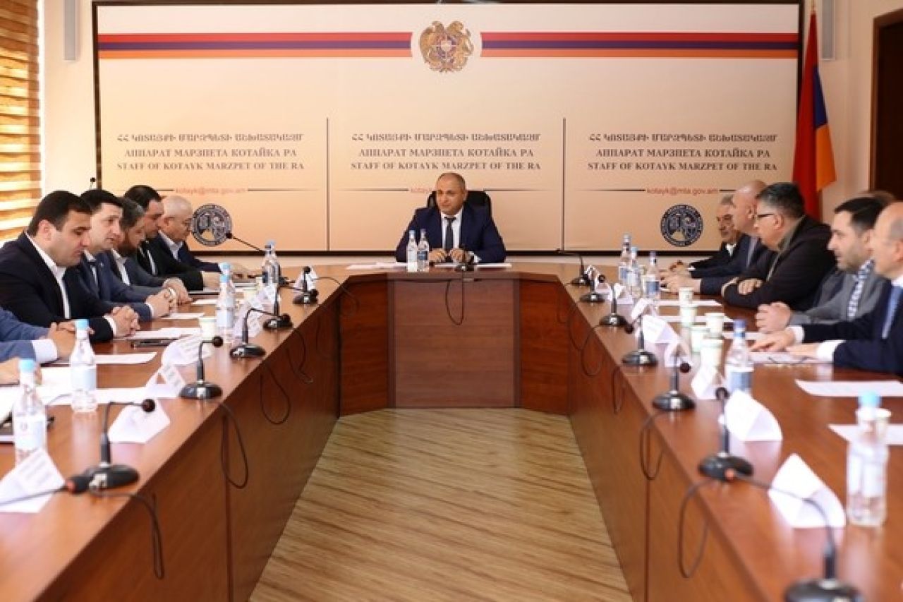 Կոտայքի մարզպետ Ահարոն Սահակյանի գլխավորությամբ անցկացվել է Մարզի խորհրդի նիստ