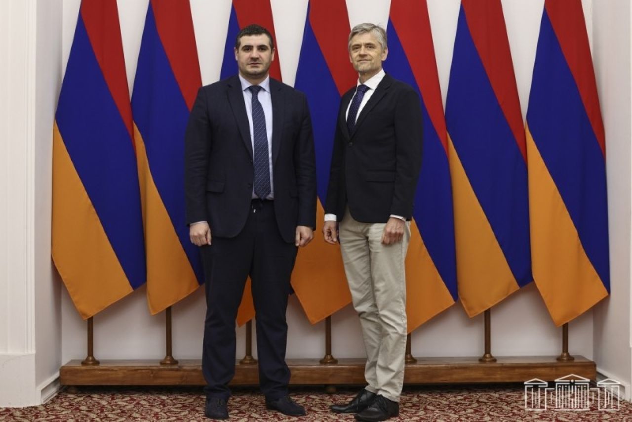Արման Եղոյանն ընդունել է Կոնրադ Ադենաուեր հիմնադրամի Եվրոպայի եւ Հյուսիսային Ամերիկայի գրասենյակի ղեկավարին
