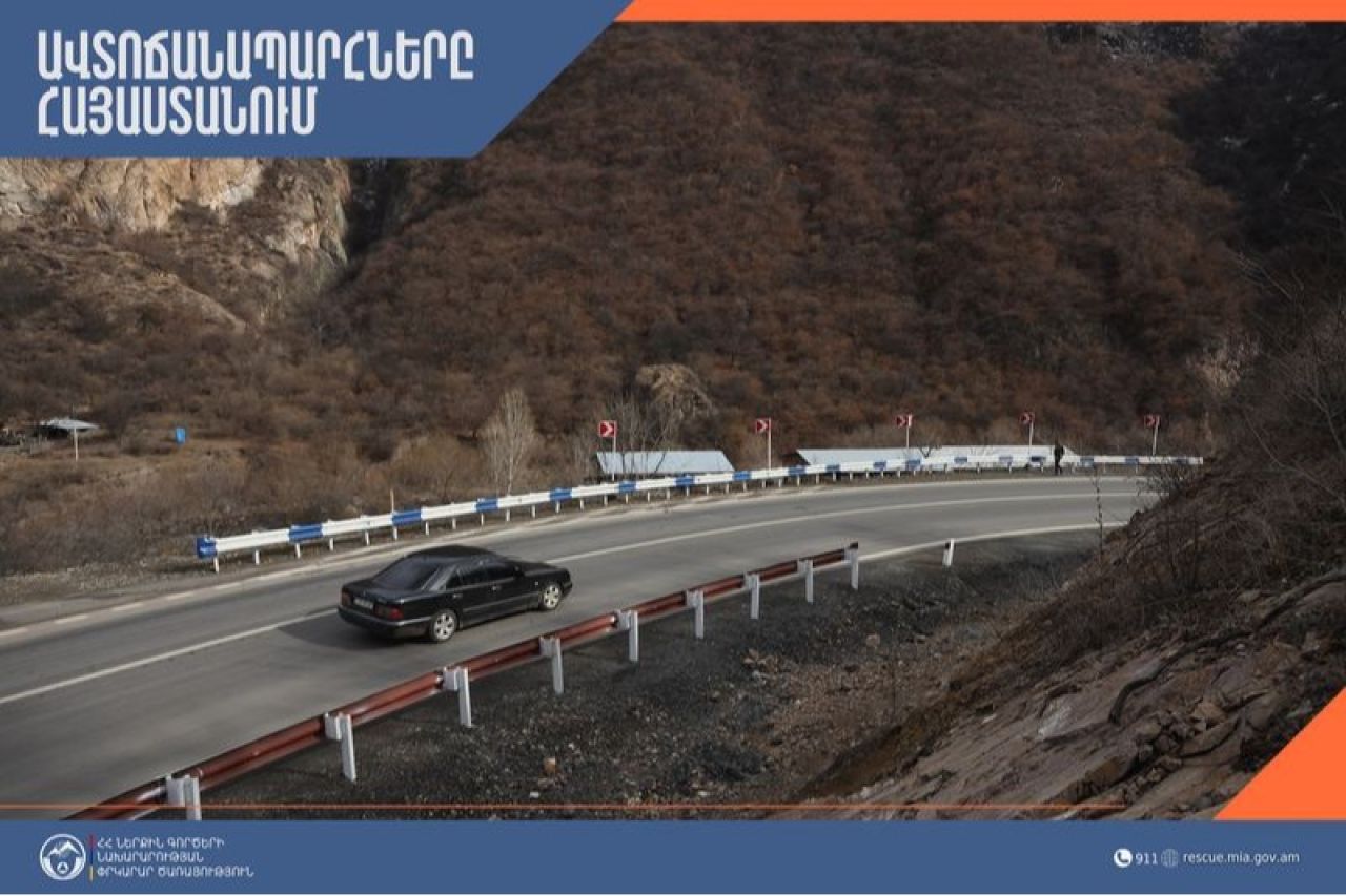ՀՀ տարածքում ավտոճանապարհները հիմնականում անցանելի են