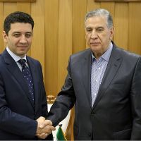 Դեսպան Գրիգոր Հակոբյանը հանդիպել է Իրանի առևտրի, արդյունաբերության, հանքերիև գյուղատնտեսության պալատի ղեկավարի հետ