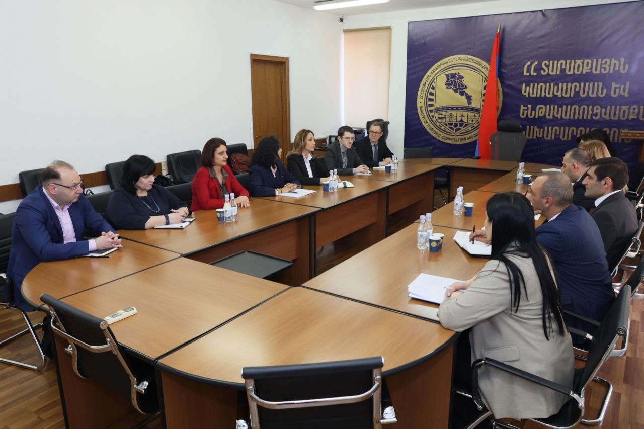 ՏԿԵ նախարարությունում հյուրընկալել են Համաշխարհային բանկի ջրային ռեսուրսների կառավարման պատվիրակությանը