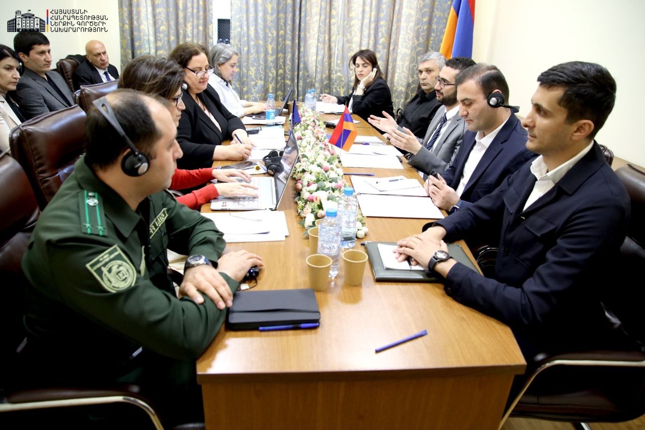 Թրաֆիքինգի դեմ պայքարը ՆԳ նախարարության ուշադրության կենտրոնում․ Արմեն Ղազարյանն ընդունել է ԵԽ փորձագիտական խմբին