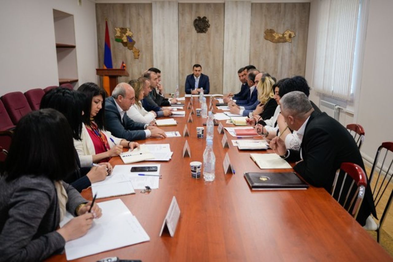 Մարզպետը հերթական աշխատանքային խորհրդակցությունն է անցկացրել