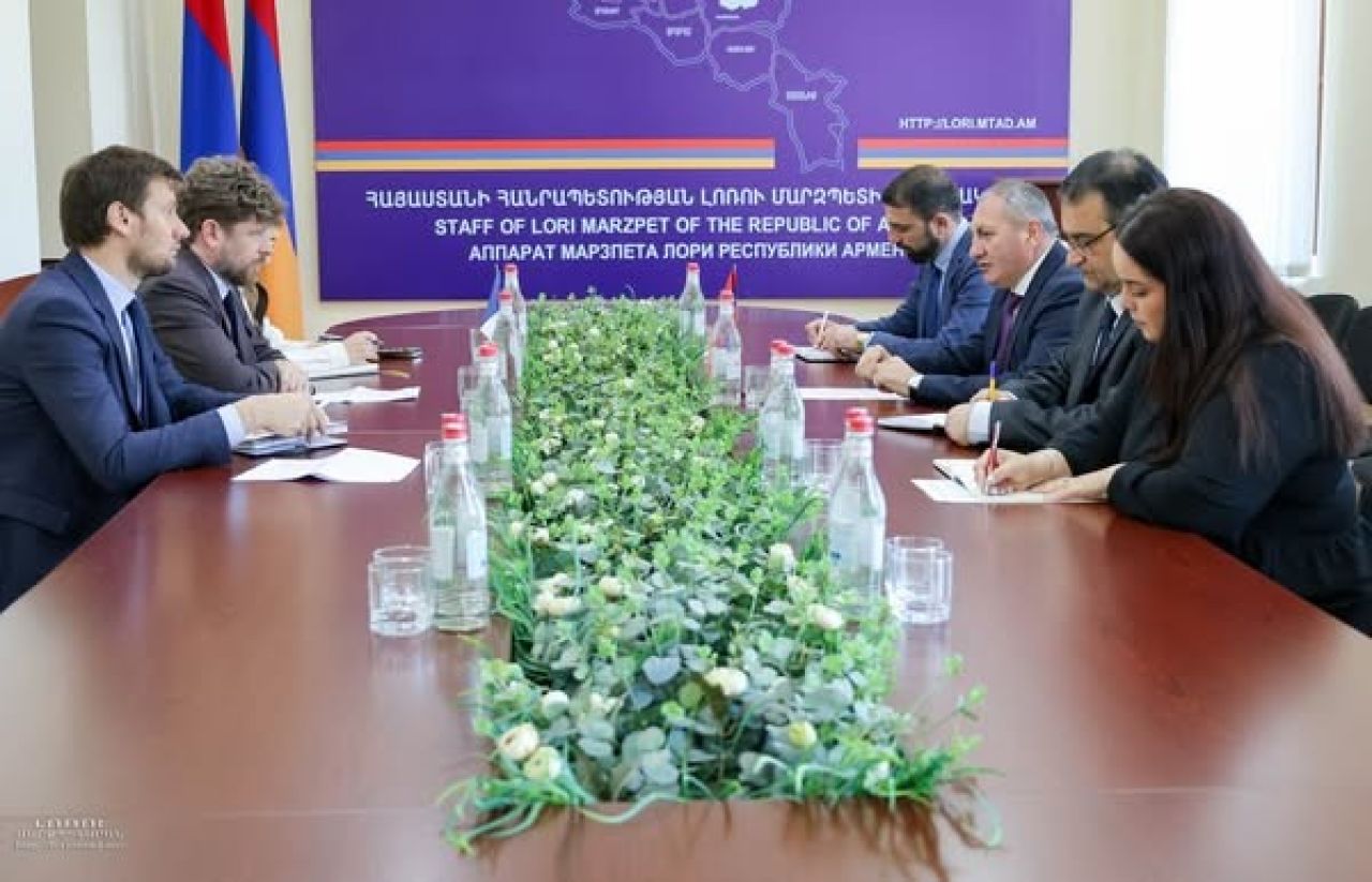 Լոռու մարզպետը հանդիպել է Օլիվիե Դըկոտինյիին