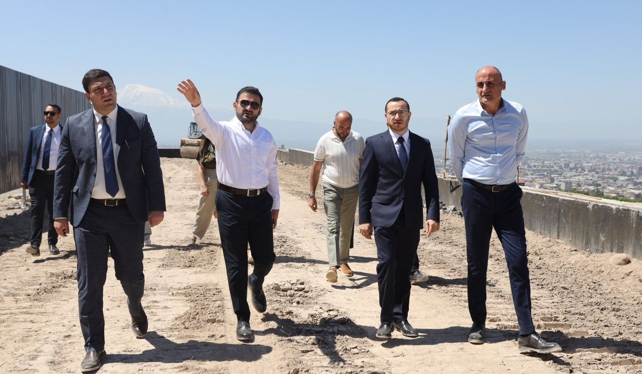 ԲՏԱ նախարարը ծանոթացել է Հանրային հեռուստաընկերության նոր հեռուստաստուդիայի շինաշխատանքների ընթացքին