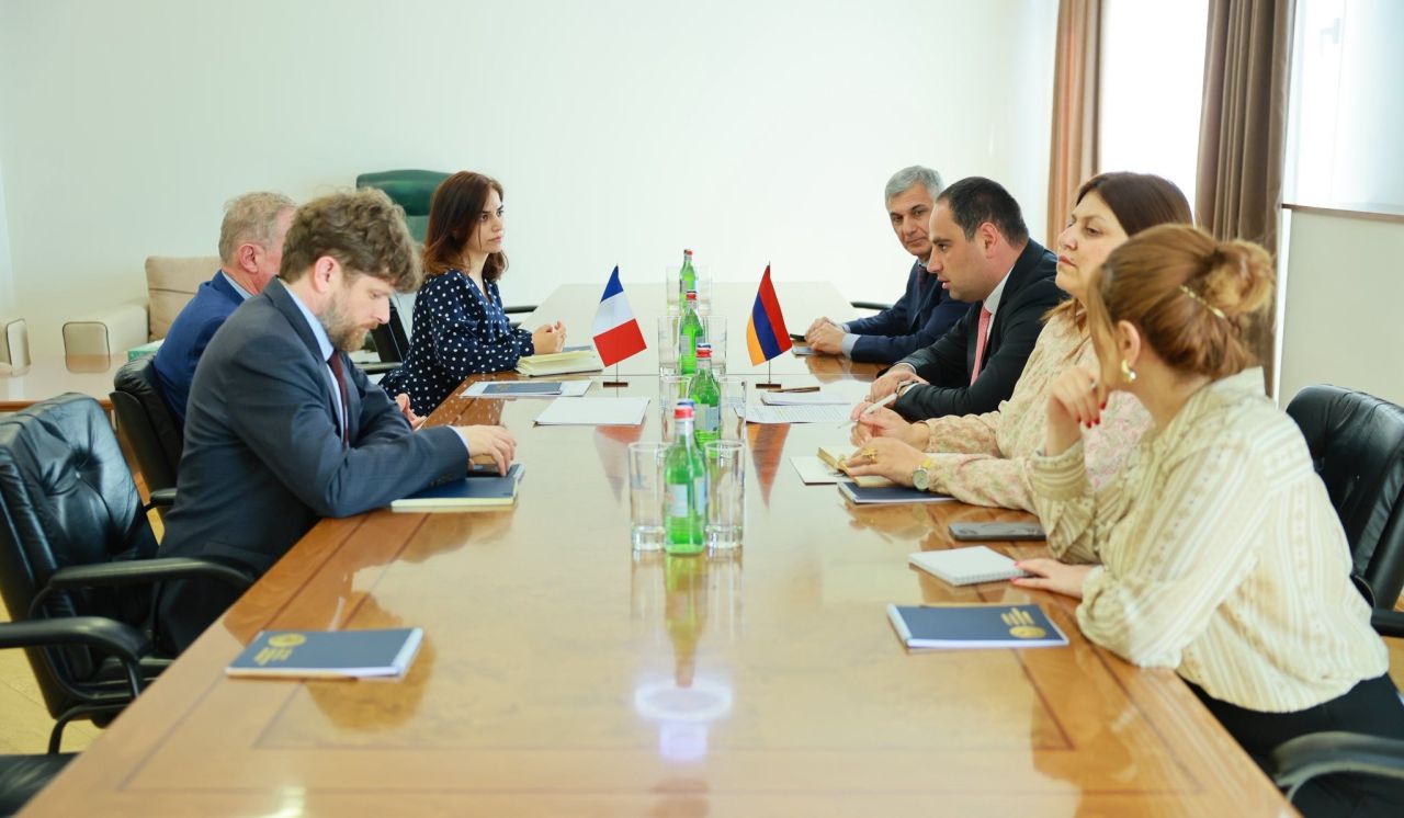 ՏԿԵ նախարարը Ֆրանսիայի Սենատի ներկայացուցչի հետ անդրադարձել է իրականացվող և նախատեսված համատեղ ծրագրերին