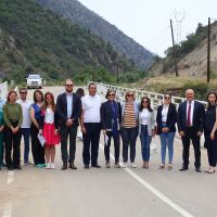 Դիտարկել են դեպի Վանք և Կալեր գյուղեր տանող նորոգված կամրջի գործարկման ընթացքը