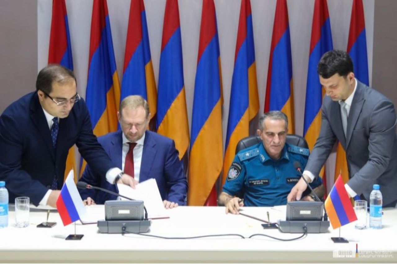 Ներքին գործերի նախարարության և «Հարավկովկասյան երկաթուղի» ՓԲ ընկերության միջև կնքվել է փոխգործակցության հուշագիր (տեսանյութ)