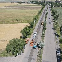 Գյումրու օդանավակայան տանող ճանապարհահատված է նորոգվում