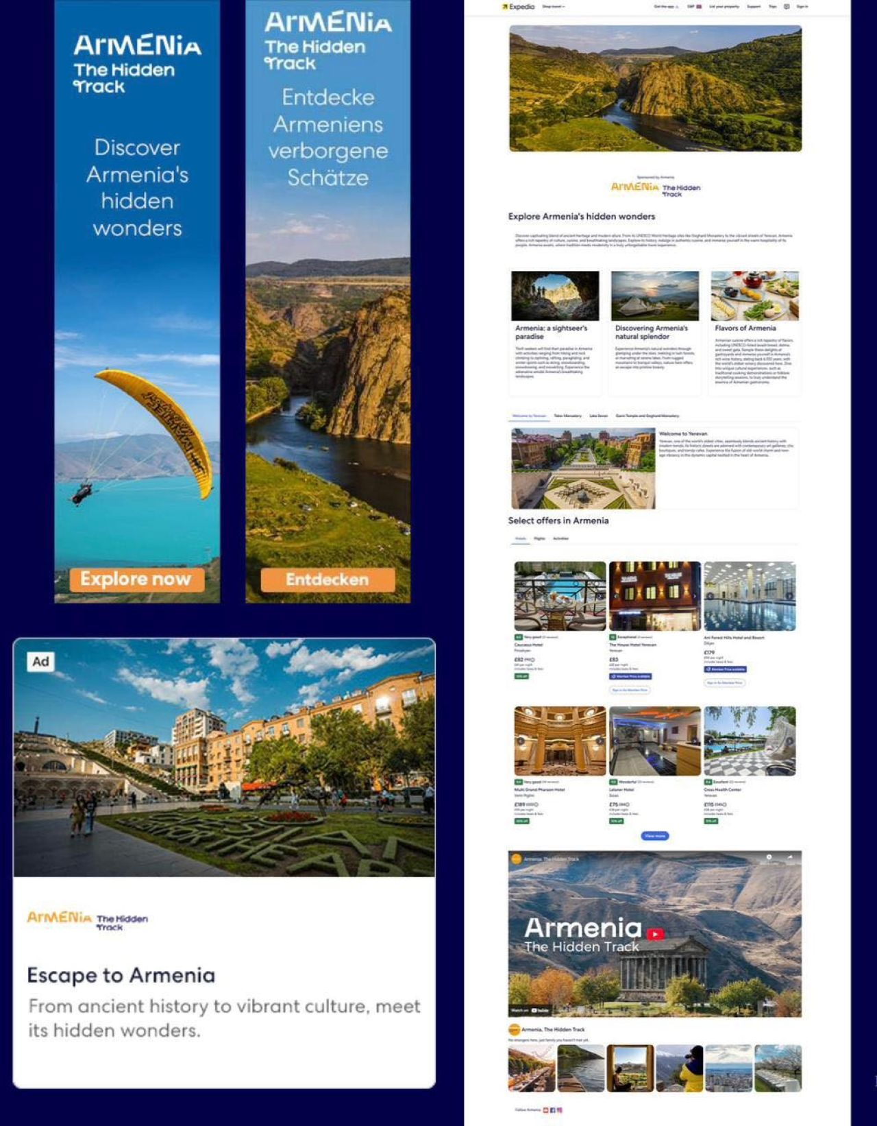 Հայաստանը՝ Expedia միջազգային ճանապարհորդական հարթակում