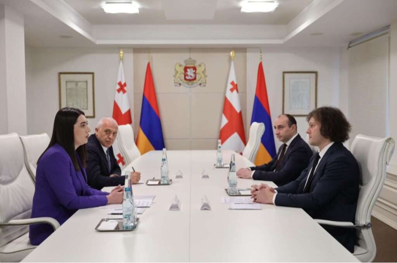 Իրակլի Կոբախիձեն հանդիպել է Արփինե Սարգսյանի հետ