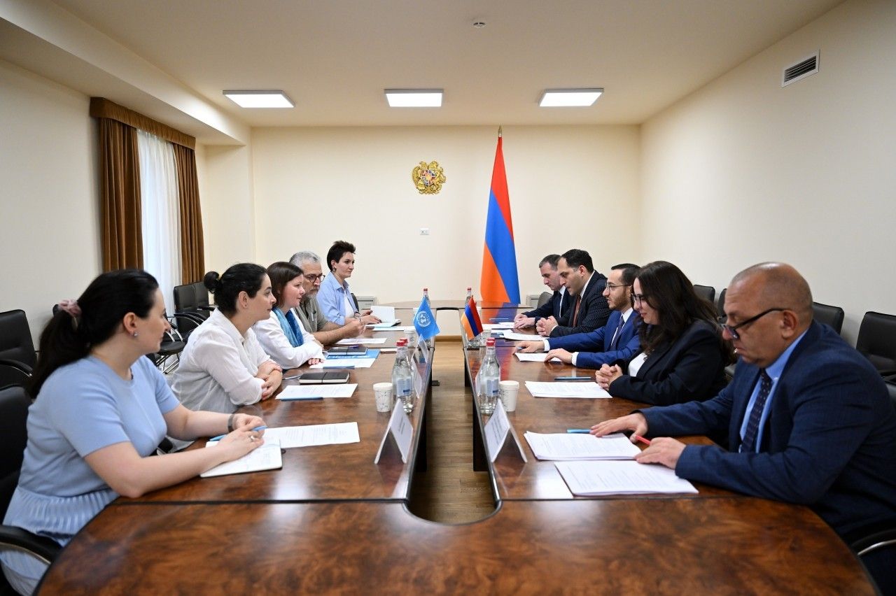 ԲՏԱ նախարարն ընդունել է ՅՈՒՆԻՍԵՖ-ի ներկայացուցիչներին
